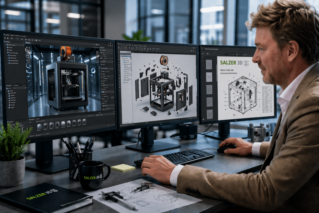 Salzer3D Arbeitsplatz