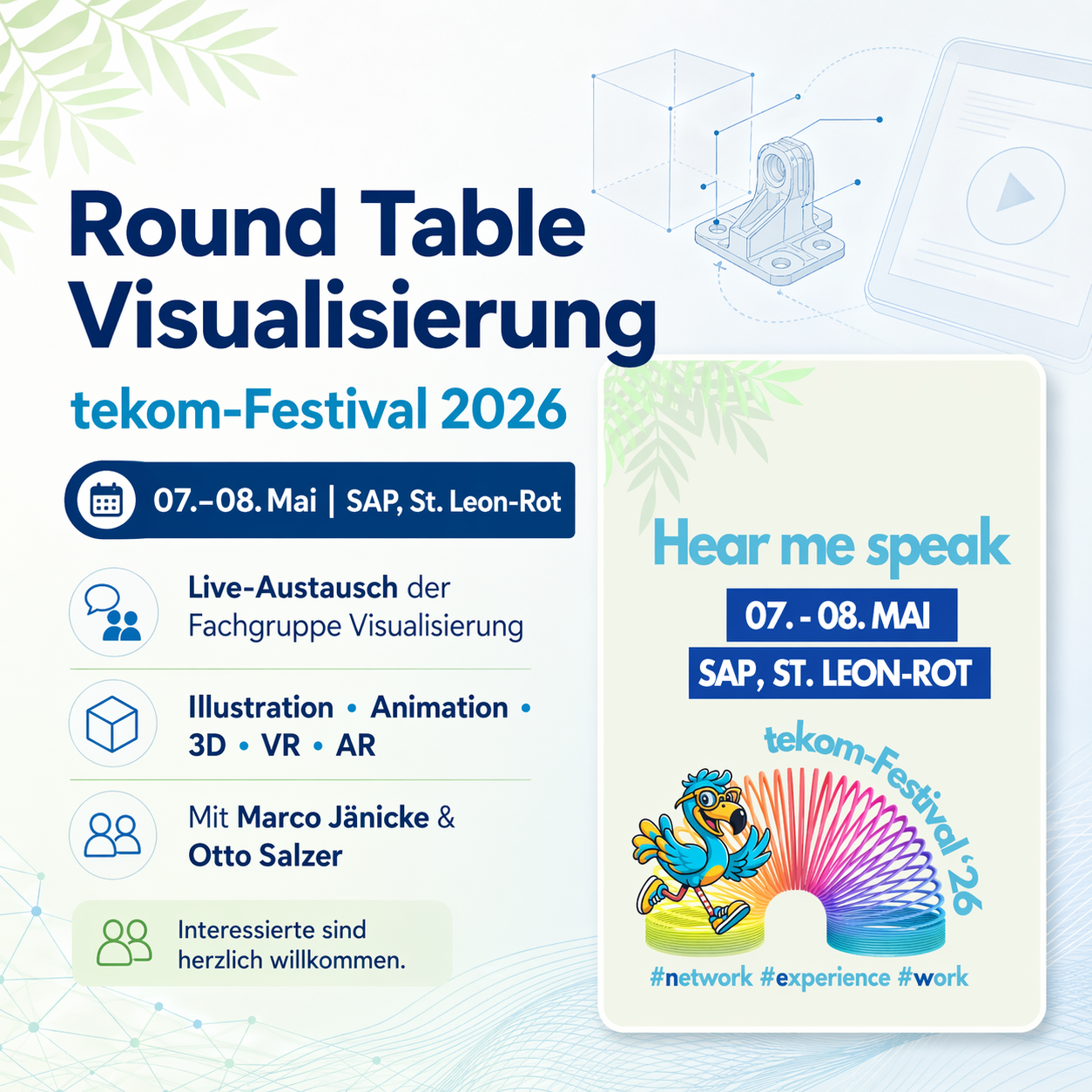 tekom Festival 2026 Round Table Visualisierung